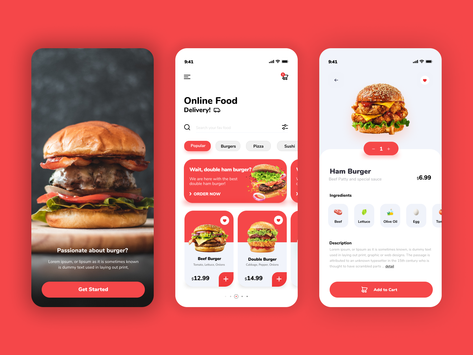 Food Delivery App by Rahul Patil on Dribbble