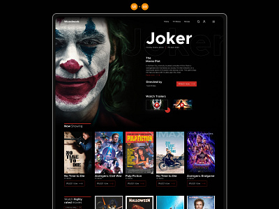 Woodwork - Movies and TV series streaming website app batman branding design illustration logo product design super hero typography ui ux vector