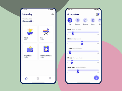 Laundry App appbuilder appdeveloper appinterface designer dryclean fashionhub laundryservice softwareapp topapps uxuidesign