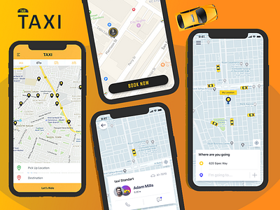 UberTaxi : On Demand Transportation Service book coding design funtrip request rideapp rider taxiapp uber clone uber design uberapp uixuidesign uxui