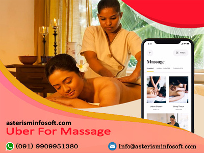 On Demand Massage Service App - UberLikeApp android android app appdesign application massageservices ondemand uberapps uberforall uidesign uiux
