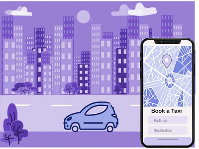 New Concept of Taxi booking app for 2021