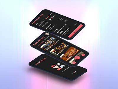 Food Delivery New Concept Dark Theme androidapp appdesign appdeveloper application appmaker dailyui dark ui darktheme fooddelivery fooddeliveryapp mobileapp ondemand uberapps ui uxuidesign