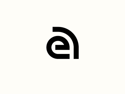 letters e - a branding design graphic design logo typography