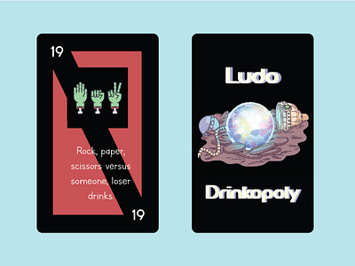 Ludo Drinkopoly board game cards cards ui design drink drinkopoly illustration ludo playing cards