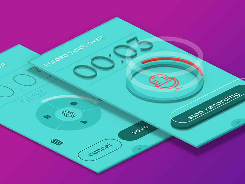 Sound Recorder by Shiri Maoz on Dribbble