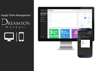 DreamSon SCM mobile portfolio ui ux web