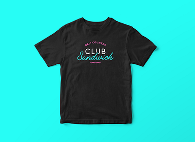 Club Sandwich T-Shirt design belgrav branding branding design corporate identity logo logo design tshirt design