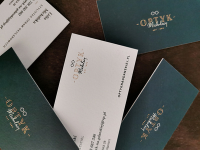 Business card for Optyk