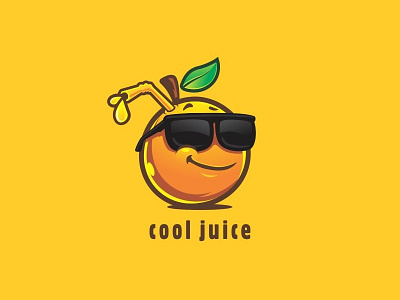 Cool Juice cartoon cool illustration juice logo mascot orange