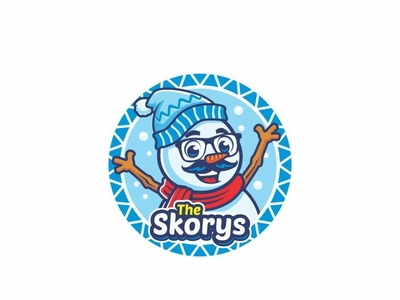 The Skorys branding cartoon christmas clean design icon illustration logo mascot simple snowman vector