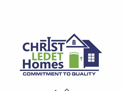 Chris Ledet Homes branding christ church homes icon illustration ledet logo simple vector