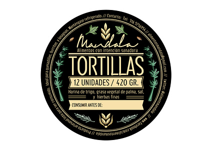 Mandala "Tortilla label"