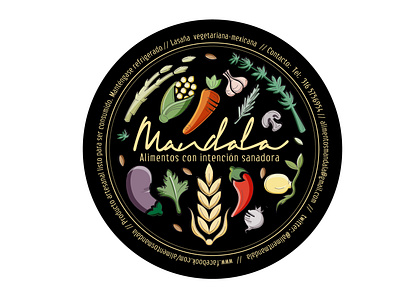 Mandala Products / Brand Identity branding design illustration logo