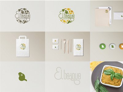 "El Bosque" Restaurant/Logo branding design illustration logo vector