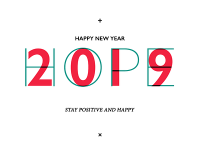 Happy New Year | HOPE2019 design graphic design typo visualdesign