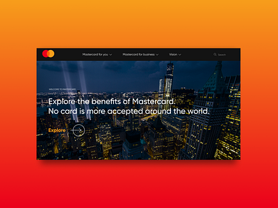 Mastercard main page