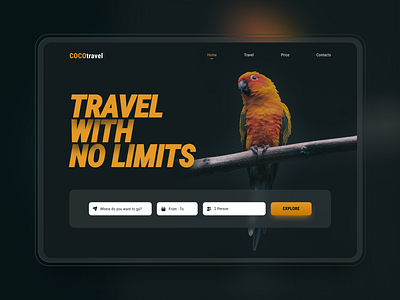 Landing page | Daily UI Challenge 002 challenge dailyui design designe landing page ui ux ux design webdesign