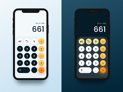 Calculator | Daily UI 004 animation app app design application calculator challenge dailyui designer interface ui uiux