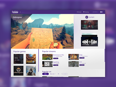 Twitch Concept