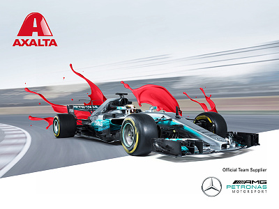 Axalta Mercedes AMG Petronas Official Team Supplier axalta car coating f1 formula 1 mercedes motorsport paint racing splash