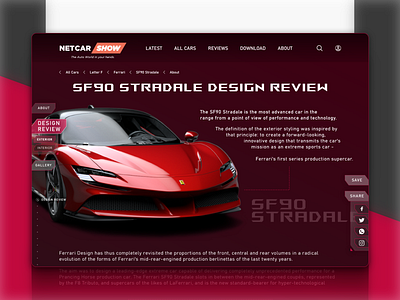 Netcarshow Website Redesign- Design Review adobe xd adobexd android automobile automotive design ios app presentation review ui ui ux ui design uidesign uiux web design webdesign website website design