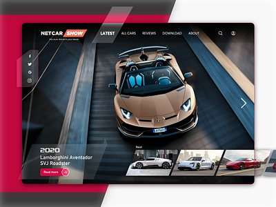 Netcarshow Website Redesign- Home Page