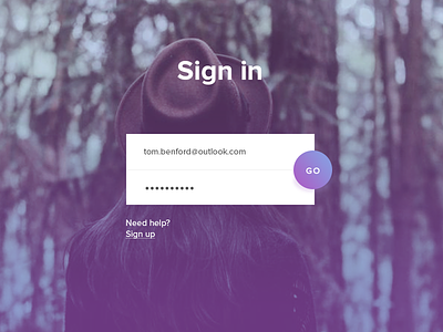 Sign up page - Daily UI #001