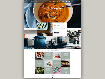 Foody page design html html css webdesign