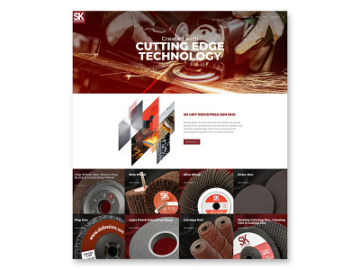 Skgrit Website Design & Development abrassive creative grit internet web website website concept website design