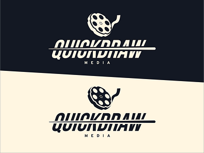 Quickdraw Media - Logo Design brand image branding clean design dynamic graphic design illustrator logo logo design visual identity