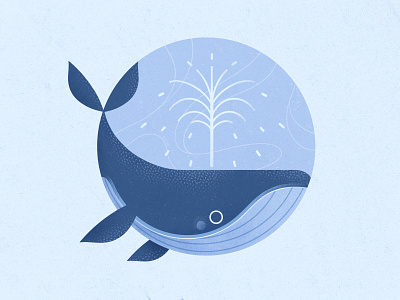Whale animal animals book card character creative fish flat illustration illustration kids ocean procreate sea whale