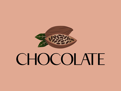 Chocolate Logo branding cacao candies chocolate design desserts food graphic design illustration logo sweets vector