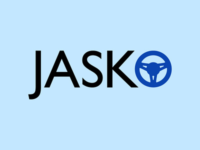 Jasko Trucking Logo branding design graphic design illustration logo minimal transport truck trucking vector wheel wordmark