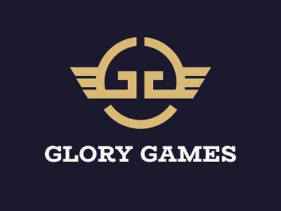 Glory Games Logo branding design glory graphic design greek illustration logo minimal mythology vector