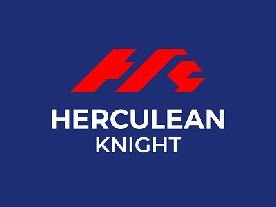 Herculean Knight Logo branding clothes design graphic design illustration knight logo minimal sport sportswear vector