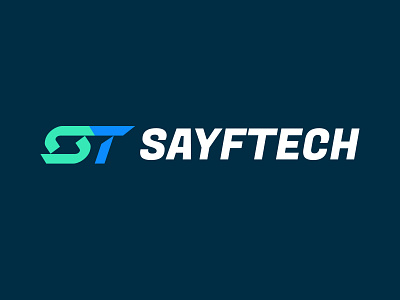 Sayftech Logo branding design electronic energy graphic design illustration logo minimal tech technology vector