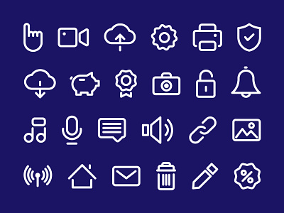 Minimal Icons design flat graphic design icon icon set icons illustration minimal ui ux vector