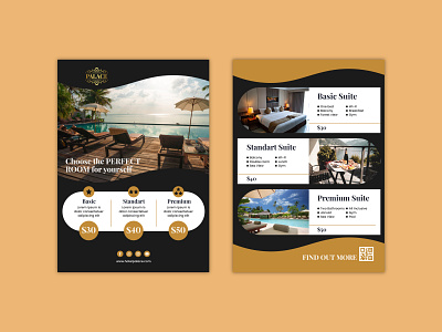 Hotel Flyer ad advertising brochure design flyer graphic design hotel luxury poster promotion