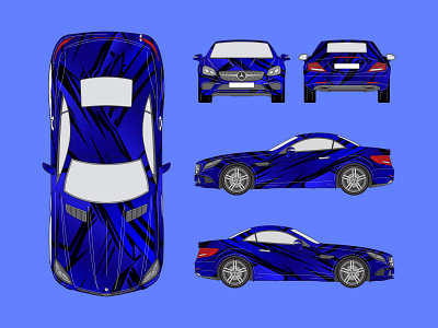 Car Wrap automotive car wrap cool design illustration sports car vehicle wrap vinyl wrap