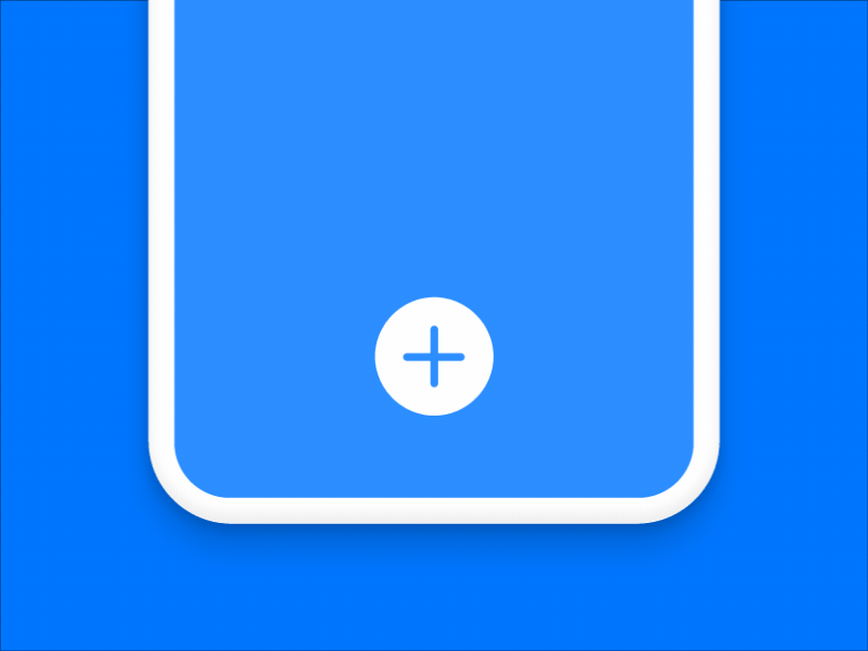 Add Button animation add android animation blue button button animation circle hover icons interface mobile motion design