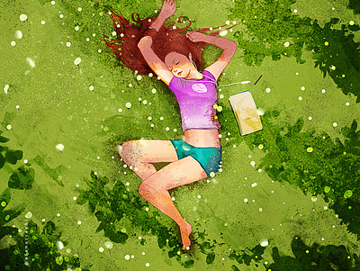 Summer winds art cg concept art creative creative image illustration painting