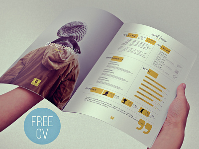 Freebies Creative Resume creative cv free free file free print free psd jobs psddd resume