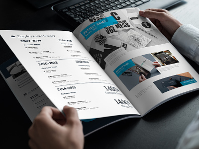 Visual Resume a4 agency brand cover letter creative cv resume studio swiss