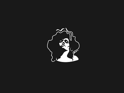Curly Hair beauty logo girl logo hair logo lady logo spa