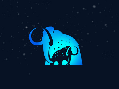 Mammoth Logo age ancient animal brand business snow wildlife winter