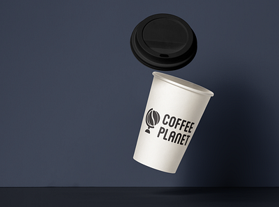 Coffee Planet coffee coffee bean coffee shop coffeeshop earth globe logo starbucks world