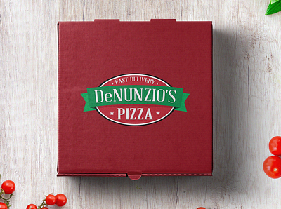 DeNunzio's Pizza pizza pizza box pizza logo pizzeria