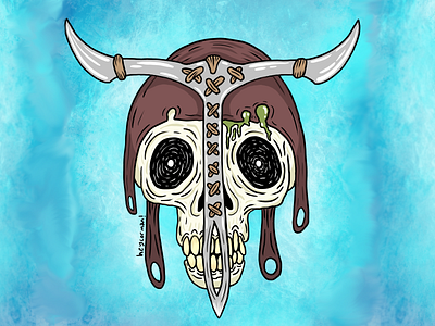 Lich King design digital illustrations digitalart digitaldrawing illustration illustration art procreate procreateapp skull skull art