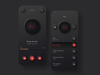 NEOMORPIZM UI/UX DESING